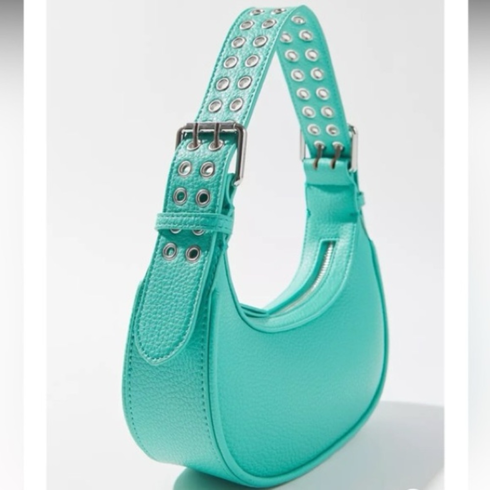 Urban Outfitters Aqua Zippered Mini Purse